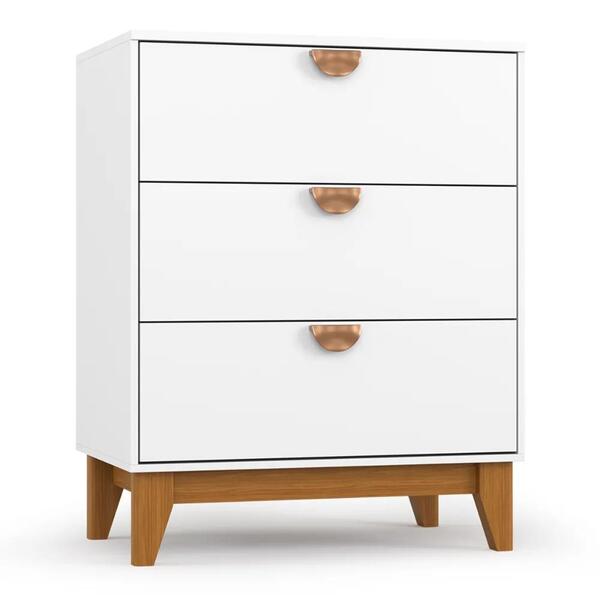 Cômoda Infantil Magia Para Quarto Do Bebê Com 3 Gavetas