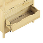 Cômoda Infantil Montessori Madeira Com Arara 3 Gavetas Amira