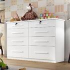 Comoda Infantil Monza 8 Gav  Com Chave