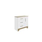 Cômoda Infantil Móveis Peroba Popy Retrô 3 Gavetas Em Mdf Bra