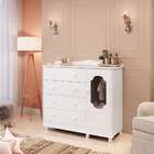 Cômoda Infantil Noah New Com Janela 1 Pt 4 Gv Branca