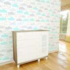 Cômoda Infantil Portugal 1 Pt 4 Gv Carvalho E Branca