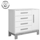 Cômoda Infantil Q Encanto Slim 1 Porta E 4 Gavetas - Qmovi