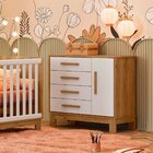 Cômoda Infantil Q Encanto Slim 1 Porta E 4 Gavetas - Qmovi