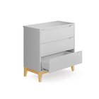 Cômoda Infantil Retrô 3 Gavetas Amor Perfeito Divicar Móveis