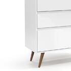 Cômoda Infantil Retrô Clean 3 Gavetas - Matic Móveis