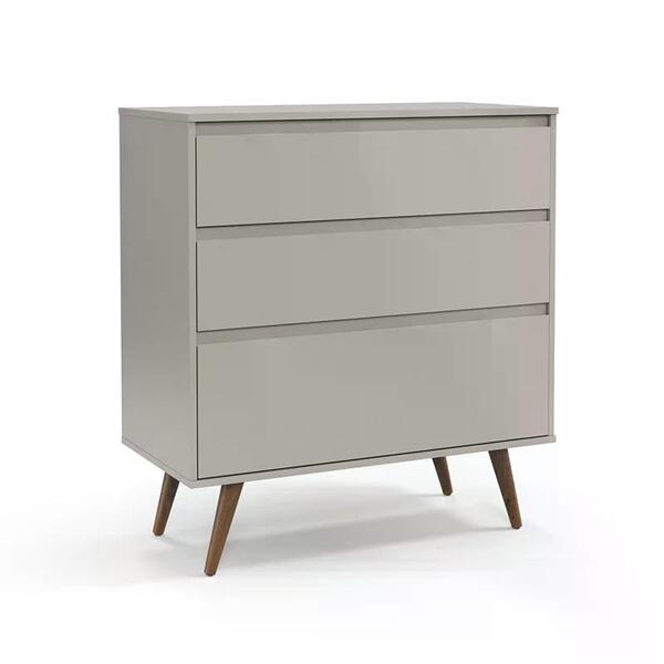 Cômoda Infantil Retrô Clean 3 Gavetas - Matic Móveis