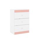 Cômoda Infantil Ternura Branco/rose - Peternella Móveis