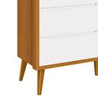 Cômoda Infantil Theo 6 Gavetas Com Pés Amadeirado - Reller Mó