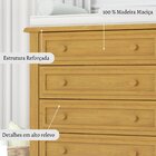 Cômoda Infantil Versailles 4 Gavetas E 1 Porta Mel