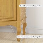 Cômoda Infantil Versailles 4 Gavetas E 1 Porta Mel