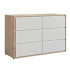 Cômoda Infantil Wood 6 Gv Branca E Treviso