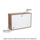 Cômoda Infantil Wood Com 6 Gavetas - Branco/hannover