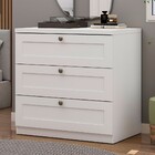 Cômoda Infinity 3 Gavetas Branco - Genialflex