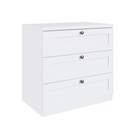 Cômoda Infinity 3 Gavetas Branco - Genialflex