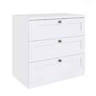 Cômoda Infinity 3 Gavetas Branco - Genialflex