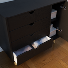 Cômoda Ipanema 1 Pt 4 Gv Preta