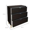 Cômoda Ipanema 3 Gv Preta