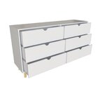 Cômoda Ipanema 6 Gavetas Em Mdp E Pintura Bp Fosca