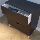 Cômoda Ipanema Alta 3 Gavetas Em Mdp E Pintura Bp Fosca