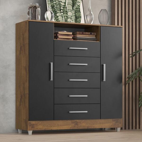 Comoda Isabele 5 Gav 2 Portas