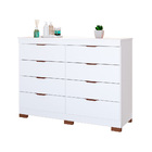 Cômoda Isadora 100% Mdf Tuboarte 8 Gavetas - Branco