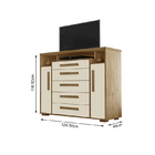 Cômoda Italia Cedro Off White