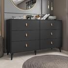 Cômoda Ivvie Com 6 Gavetas - Preto