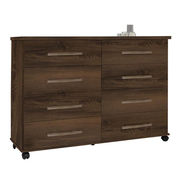 Cômoda Jade 8 Gavetas Freijó Primus Móveis Quarto