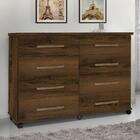 Cômoda Jade 8 Gavetas Freijó Primus Móveis Quarto