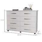 Cômoda Jade 8 Gv Branca