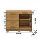 Cômoda Jasper 2 Portas 5 Gavetas Nature/brisa - Panorama Móve