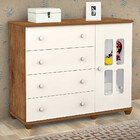 Comoda Jolie New Com 4 Gavetas E 1 Porta J E A Moveis