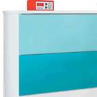 Cômoda Juvenil Teen L.o.l Branco/petróleo/turquesa 3 Gavetas