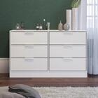 Cômoda Kappesberg 6 Gavetas Branco Brilho