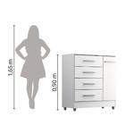 Comoda Laura 4 Gavs  1 Porta