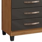 Cômoda Lion 5 Gavetas Com Espelho - Móveis Leão