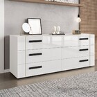 Cômoda Lisboa 6 Gavetas Branco - Politorno