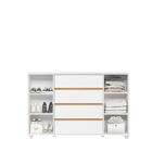 Comoda Liverpool Branco Fosco Liso Nature