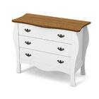 Cômoda Liz 3 Gv Branca E Cumarú