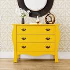 Cômoda Liz Versailles Amarelo