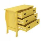 Cômoda Liz Versailles Amarelo