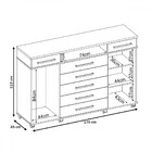 Cômoda London 7 Gavetas Café Touch - Demóbile