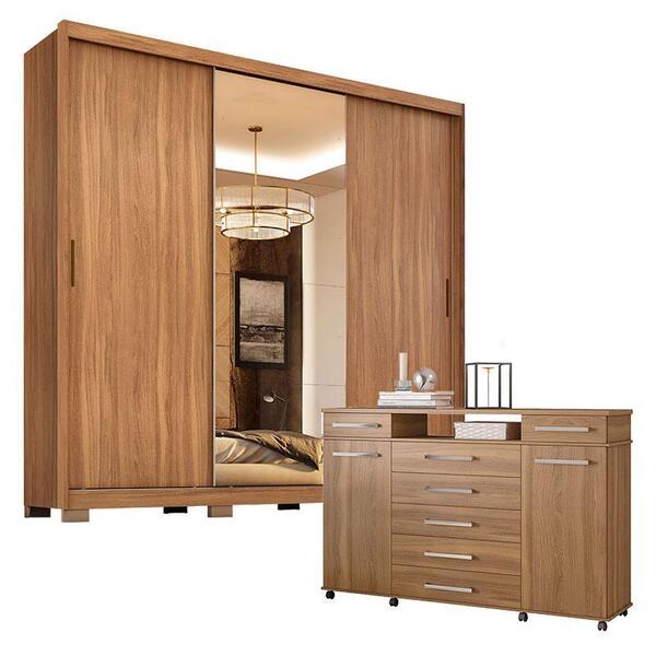 Cômoda London E Guarda Roupa Casal Dalila 32415pe Amendola Of