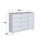 Cômoda Lucy De Madeira Maciça