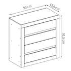 Cômoda Lux 4 Gv Native