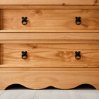 Cômoda Madeira 3 Gavetas Rústico Tequila