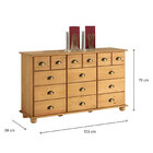 Cômoda Madeira Maciça 12 Gavetas Colmar