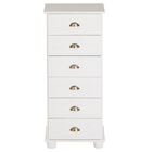 Cômoda Madeira Maciça 6 Gavetas Colmar - Branco