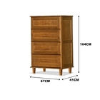 Cômoda Madeira Maciça Atraente Chicago Imbuia